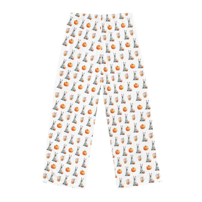 Pumpkin Spice White GSD Pajama Pants