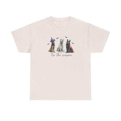 Tis the Season Halloween German Shepherd Tee