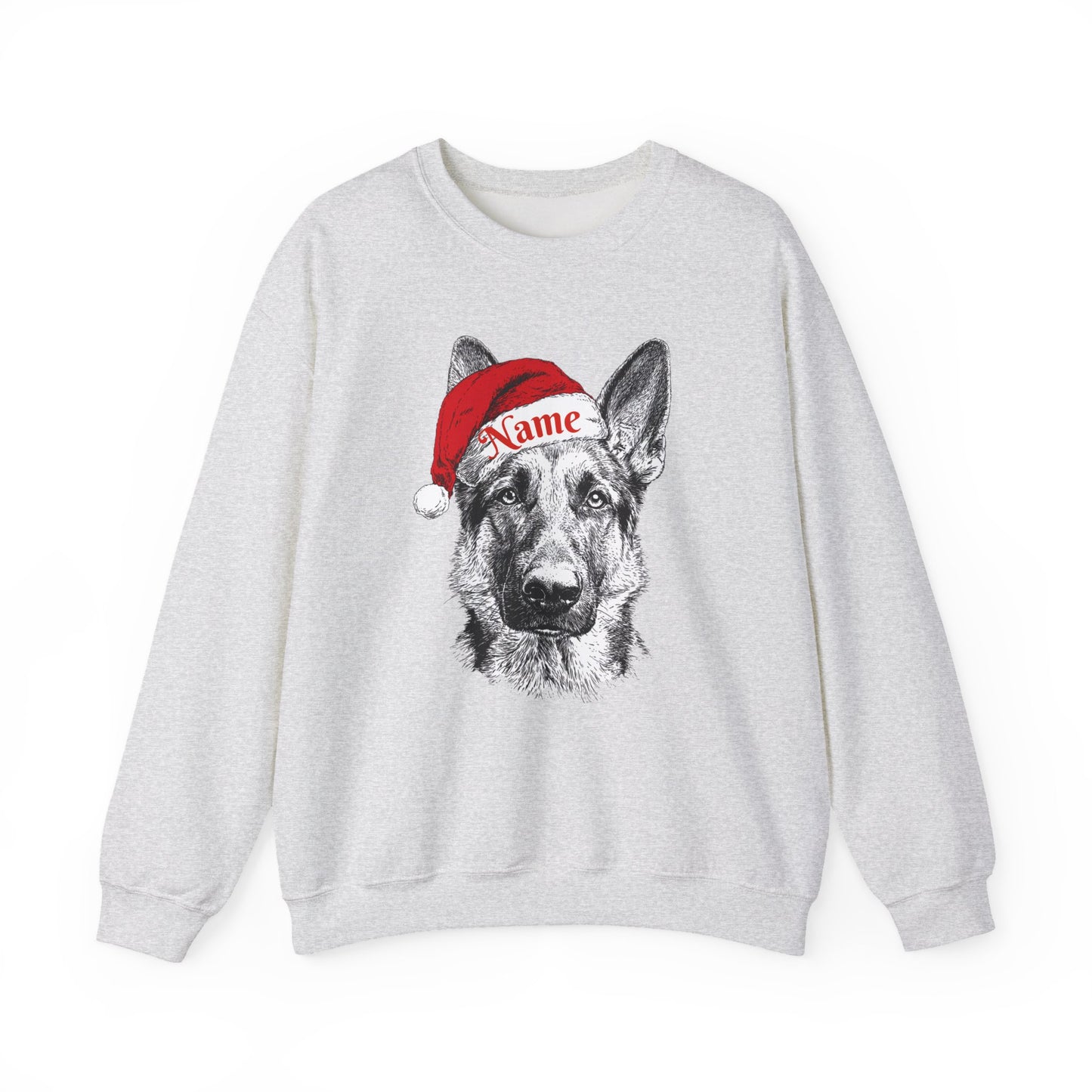 Christmas Hat GSD Custom Sweatshirt