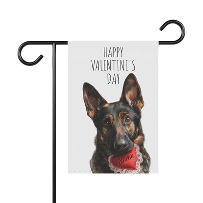 Custom Working-line German Shepherd Valentine Banner