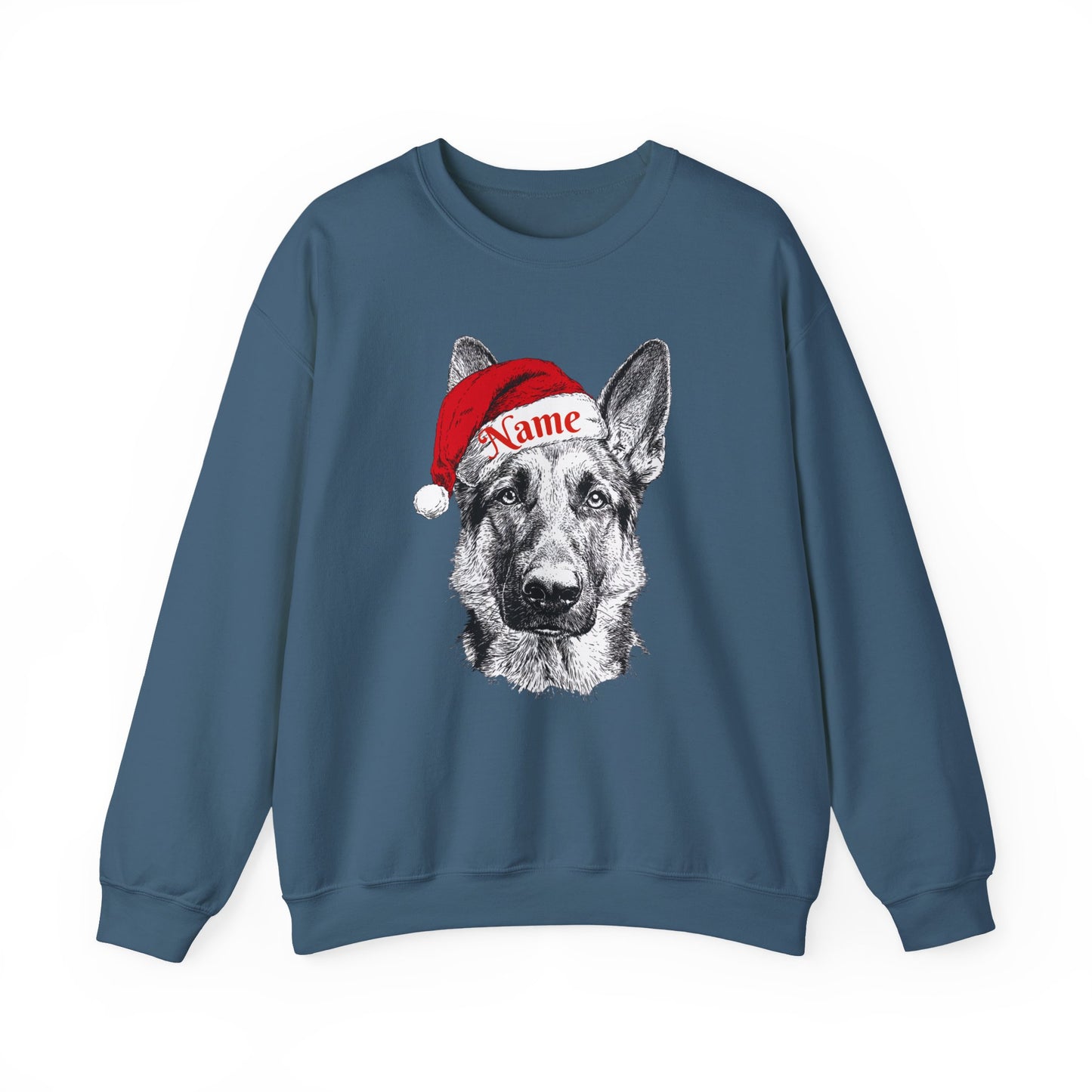 Christmas Hat GSD Custom Sweatshirt