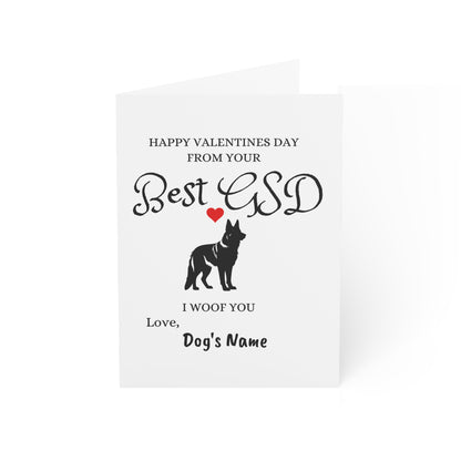 Custom GSD Valentines Day Card