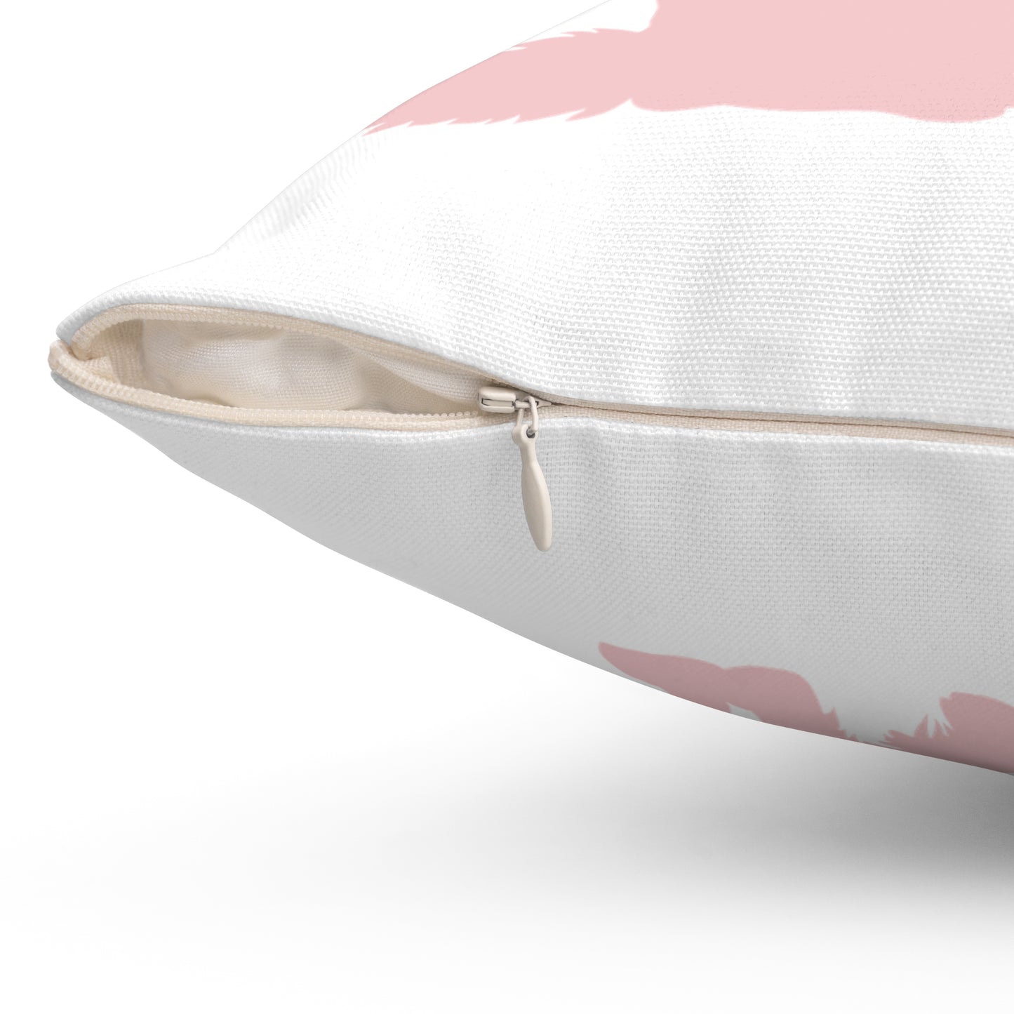 Pink Spring GSD Banner Pillow