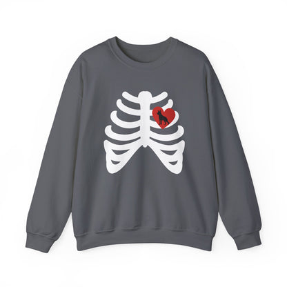 Skeleton Ribcage German Shepherd Sweatshirt