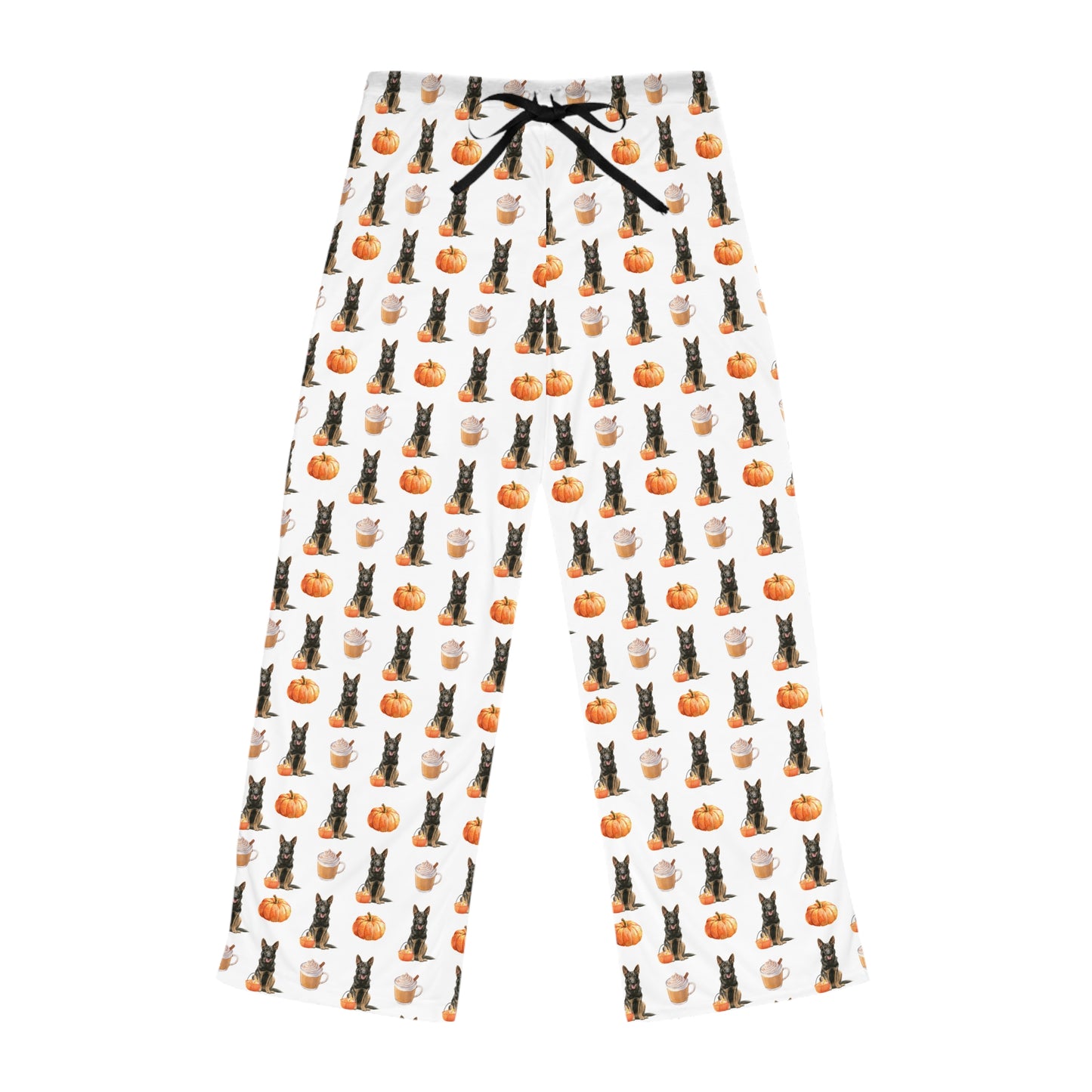 Pumpkin Spice Sable GSD Pajama Pants