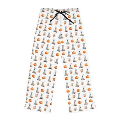 Pumpkin Spice White GSD Pajama Pants