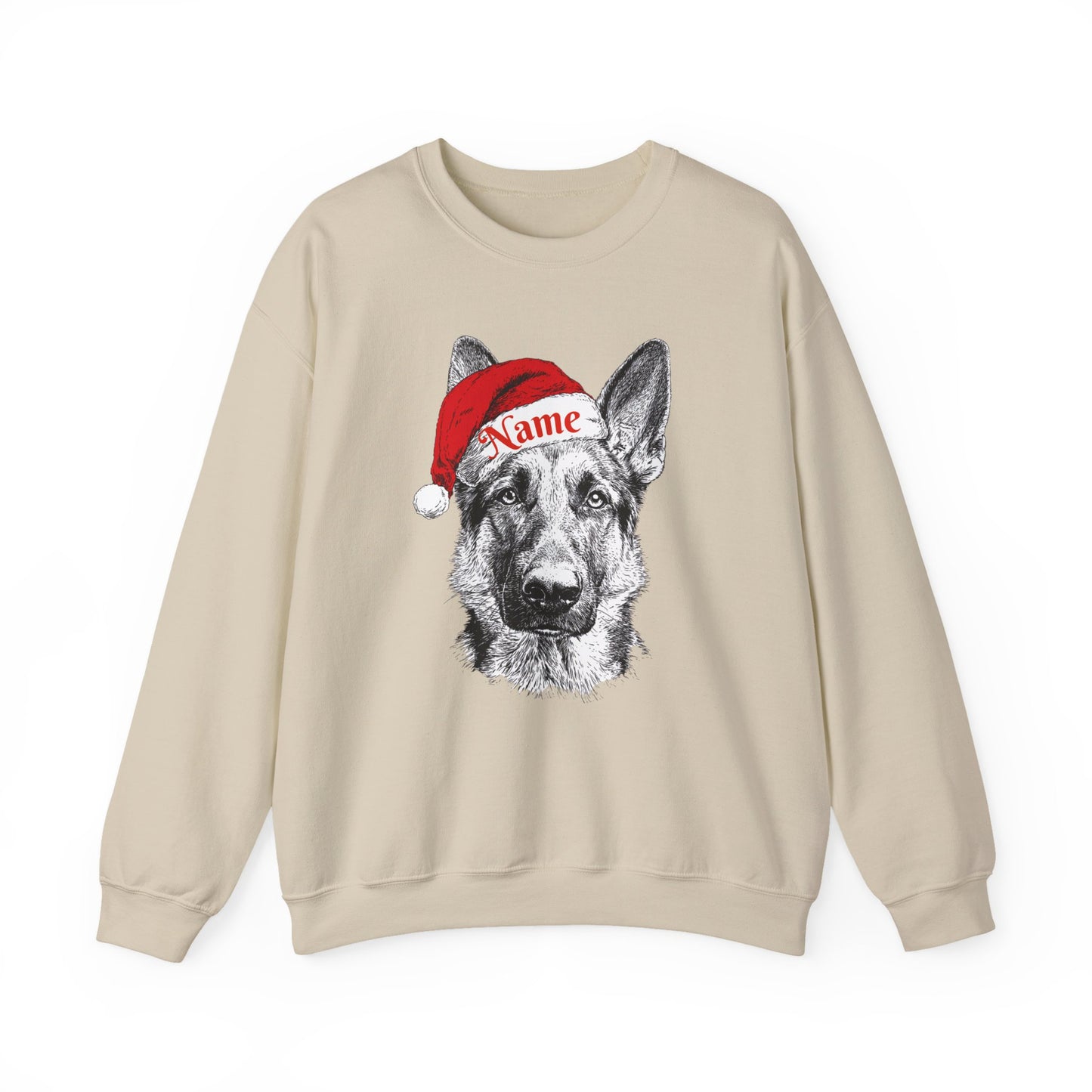 Christmas Hat GSD Custom Sweatshirt