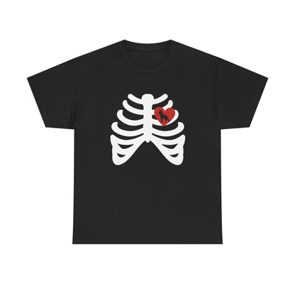 Skeleton Ribcage German Shepherd Tee