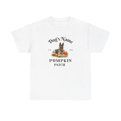 Custom German Shepherd Pumpkin Patch Shirt