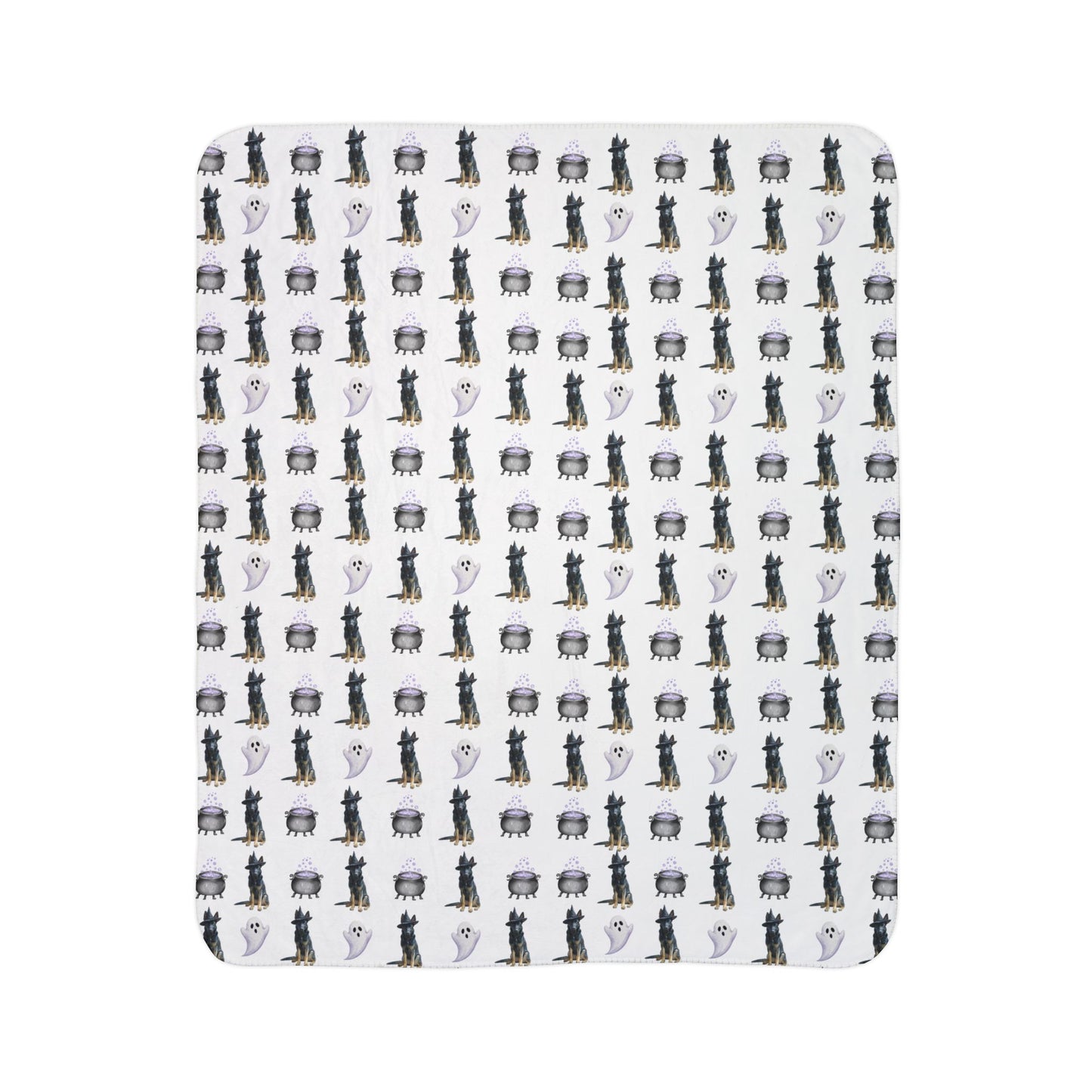 Shepherds & Spells Bi Color GSD Blanket