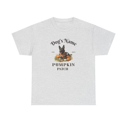 Custom Sable German Shepherd Pumpkin Patch Shirt