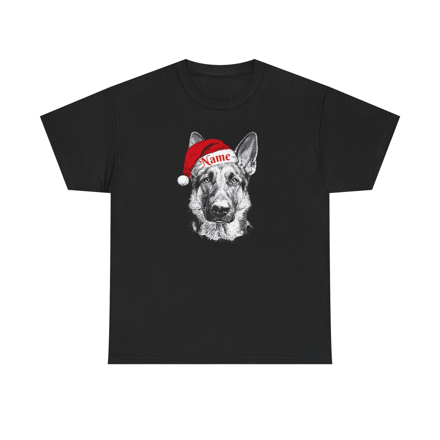 Christmas Hat GSD Custom Tee