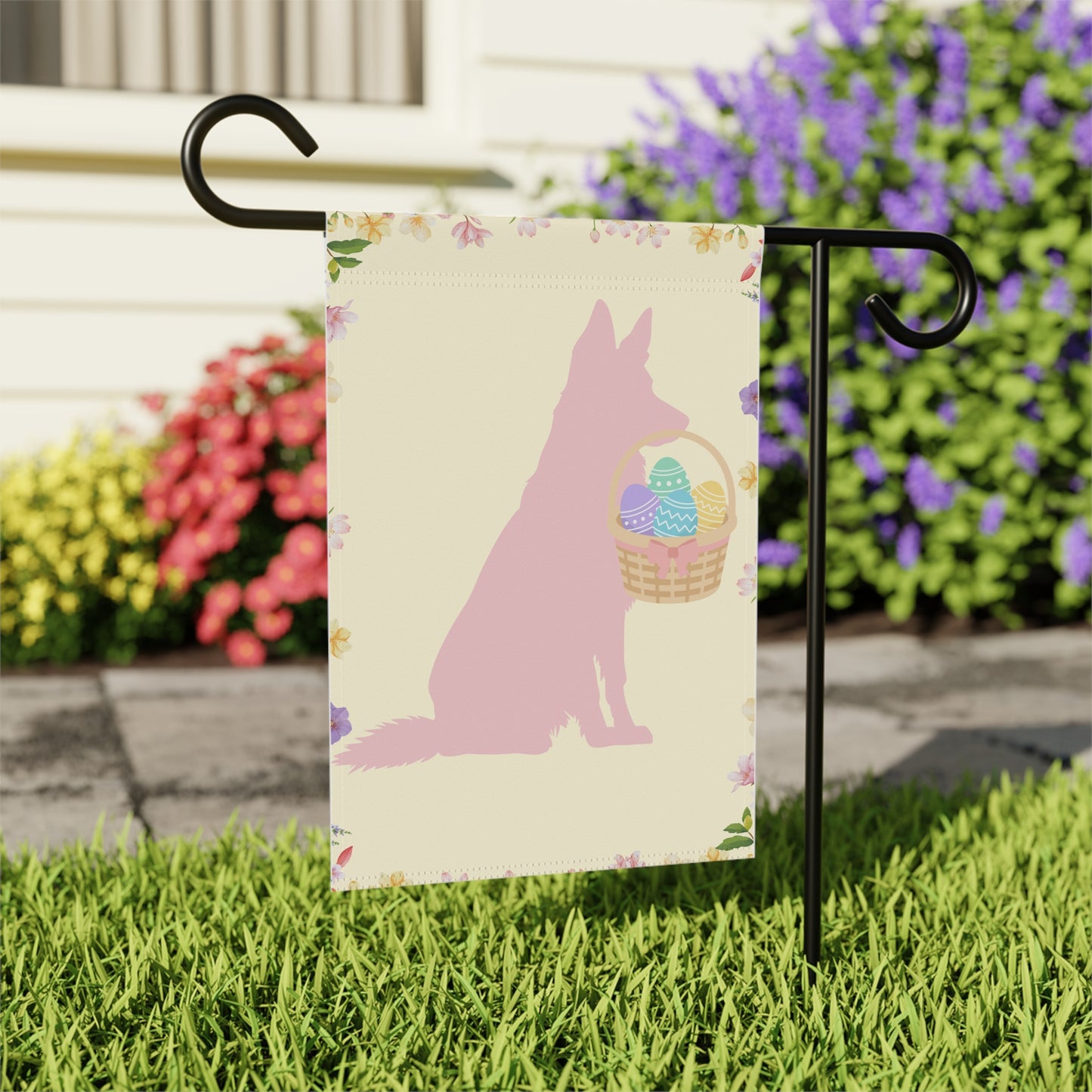 Pink Spring GSD Banner