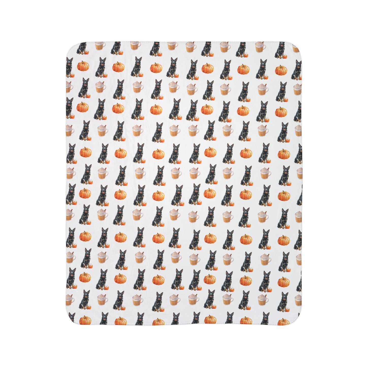 Pumpkin Spice Bi-Color GSD Blanket