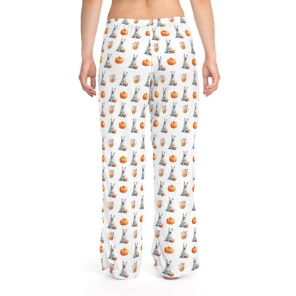 Pumpkin Spice White GSD Pajama Pants