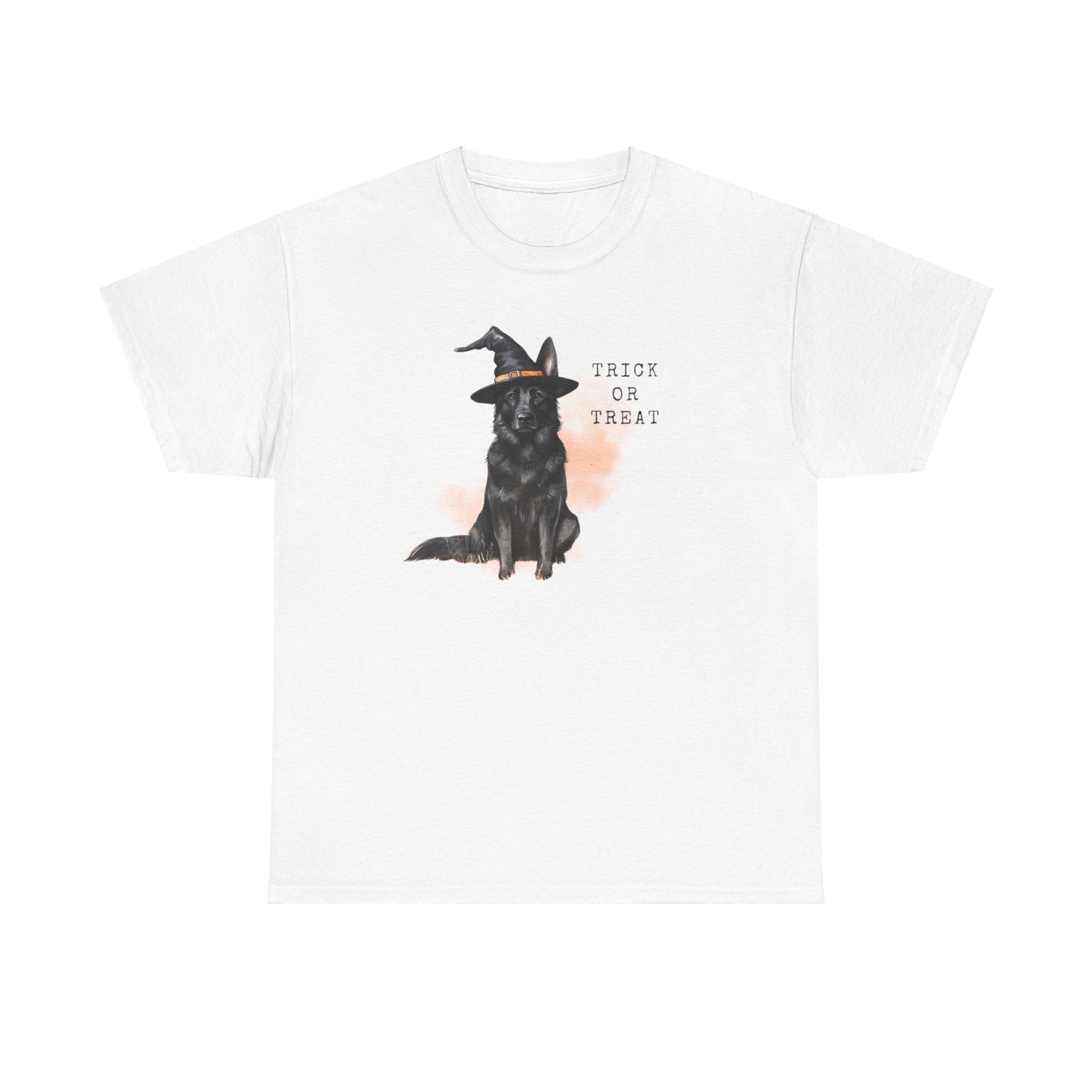 Black German Shepherd Witch T-Shirt