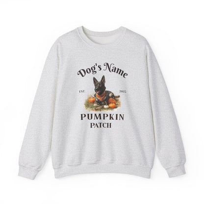 Custom Sable German Shepherd Pumpkin Patch Sweatshirt