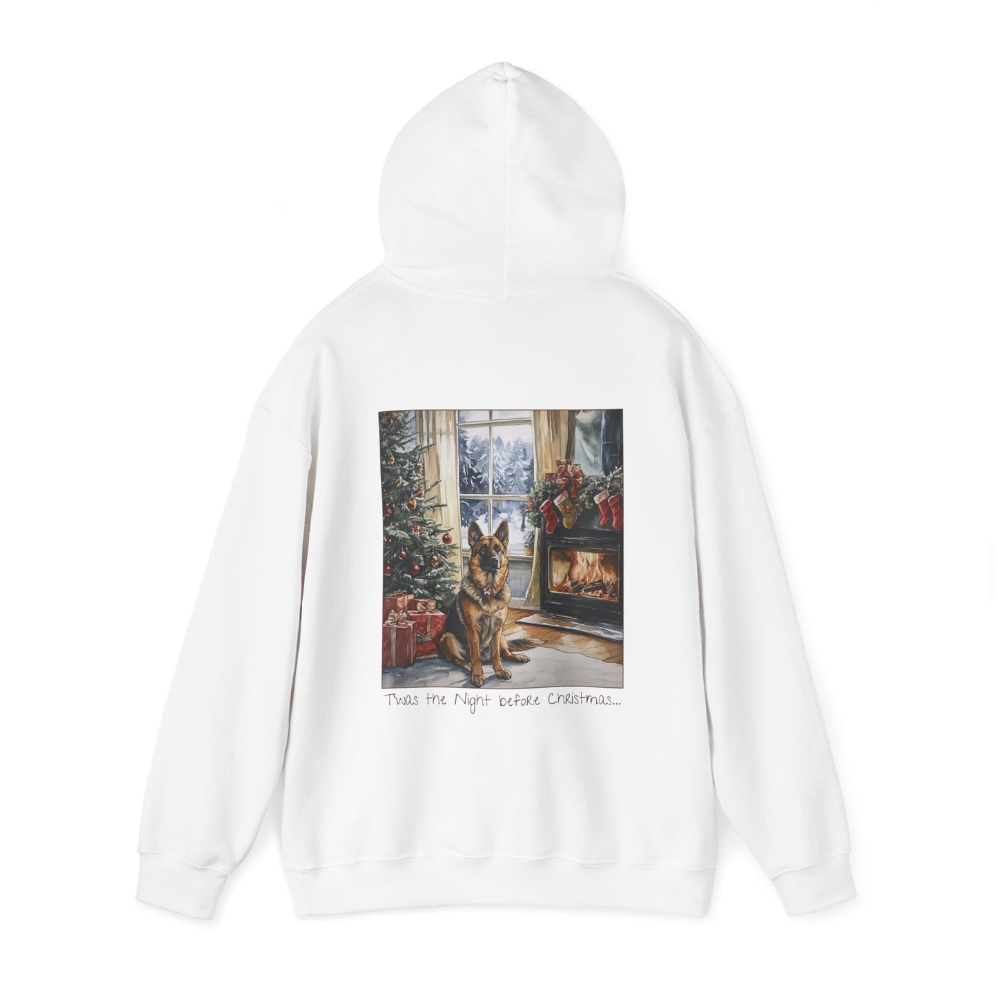 T'was The Night Before Christmas GSD Hoodie