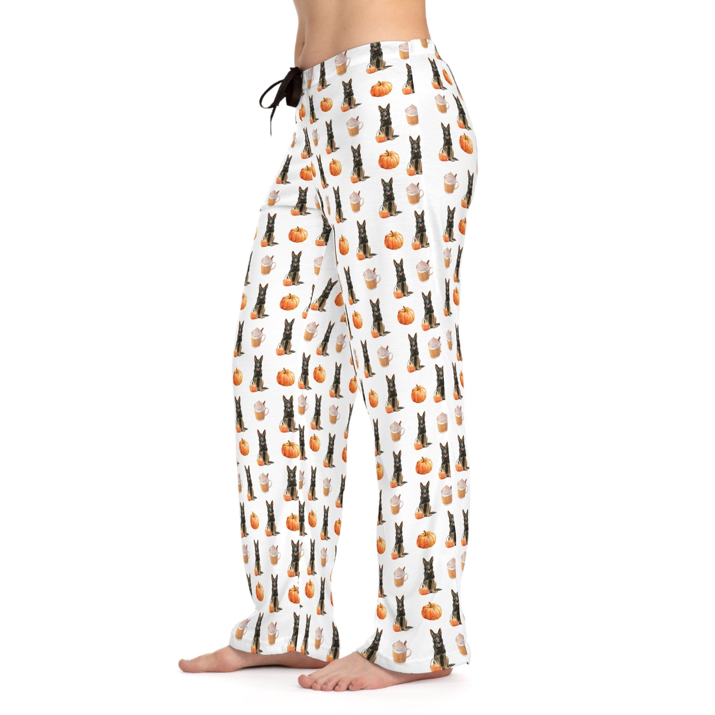 Pumpkin Spice Sable GSD Pajama Pants