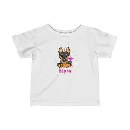 German Shepherd Dog T-shirt -Happy Toddler's Shirt