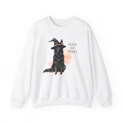 Black German Shepherd Witch Sweatshirt