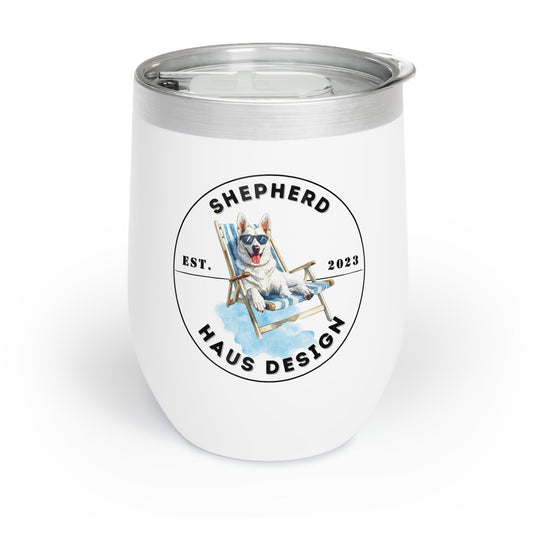 Paws & Paradise White Shepherd Haus Tumbler