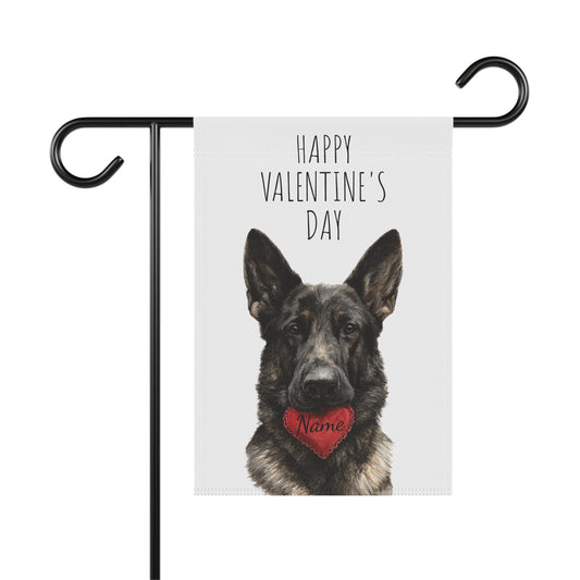 Custom DDR German Shepherd Valentine Banner
