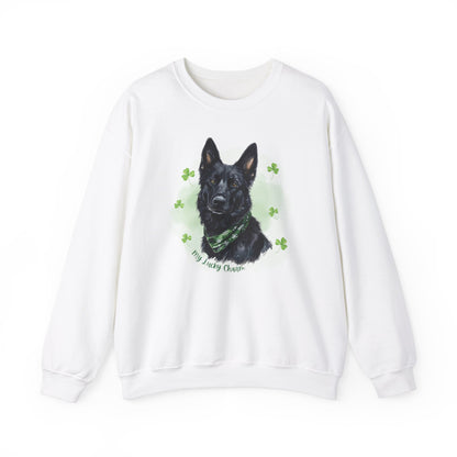 Lucky Charm Black GSD Sweater