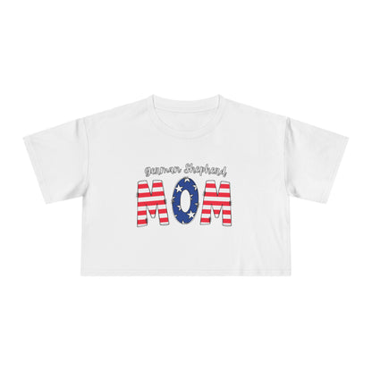 American German Shepherd MOM Crop Top