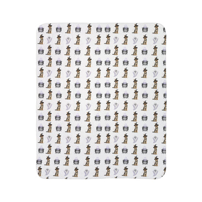 Shepherds & Spells GSD Blanket
