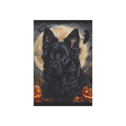 Black GSD Halloween Banner