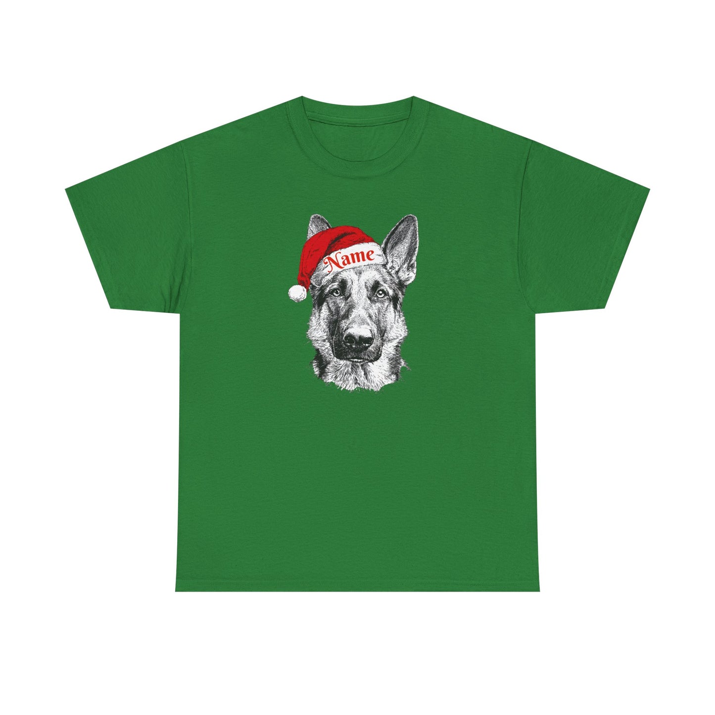 Christmas Hat GSD Custom Tee