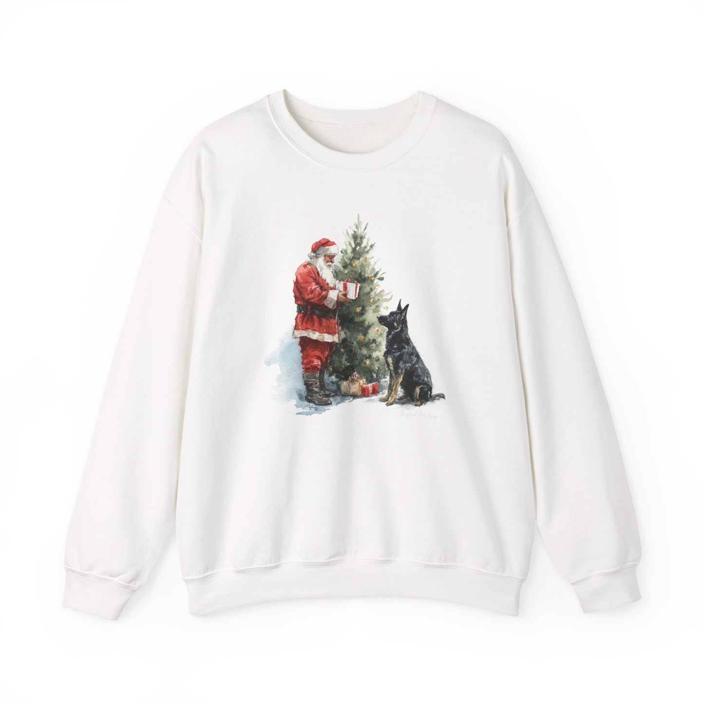 Shepherd & Santa Bicolor GSD Sweatshirt