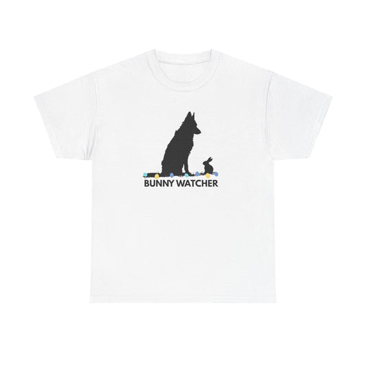 Bunny Watcher – German Shepherd Cotton Tee