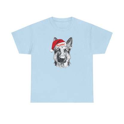 Christmas Hat GSD Custom Tee