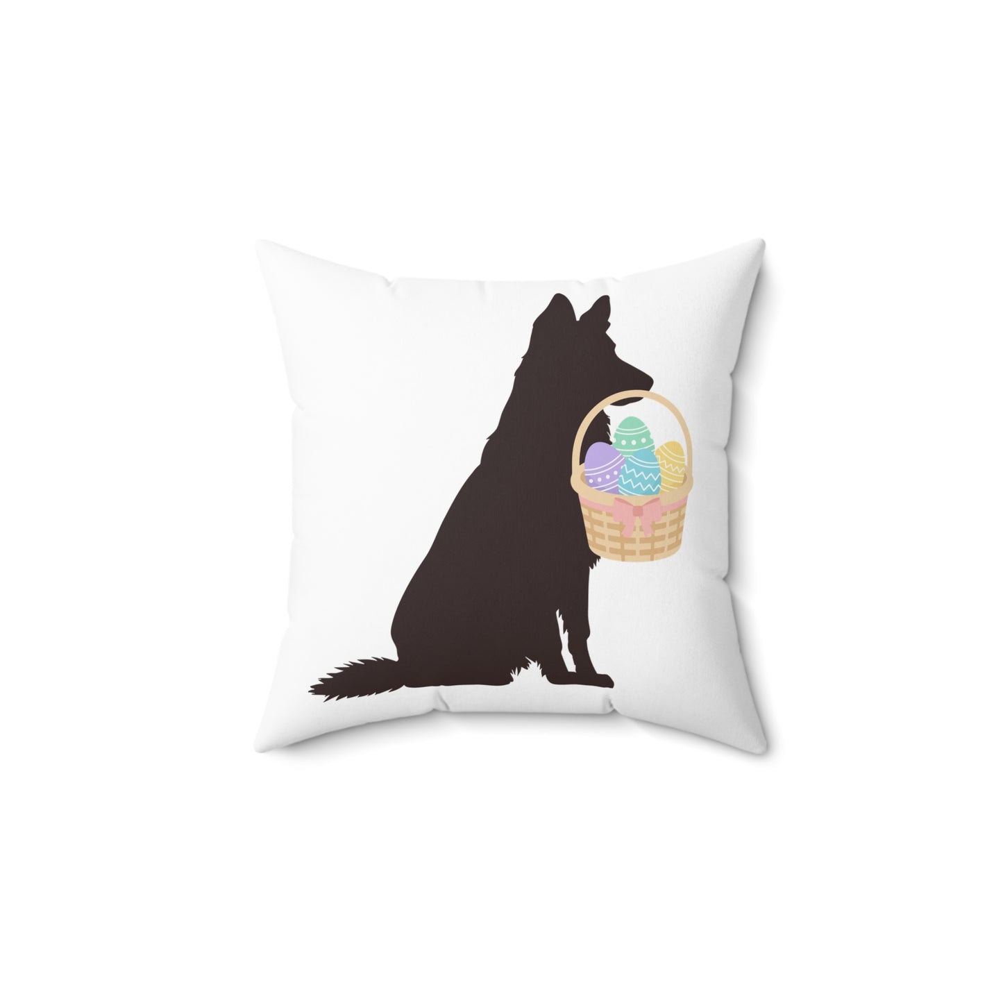 Spring GSD Banner Pillow 16x16
