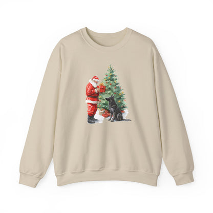 Shepherd & Santa Black GSD Sweatshirt