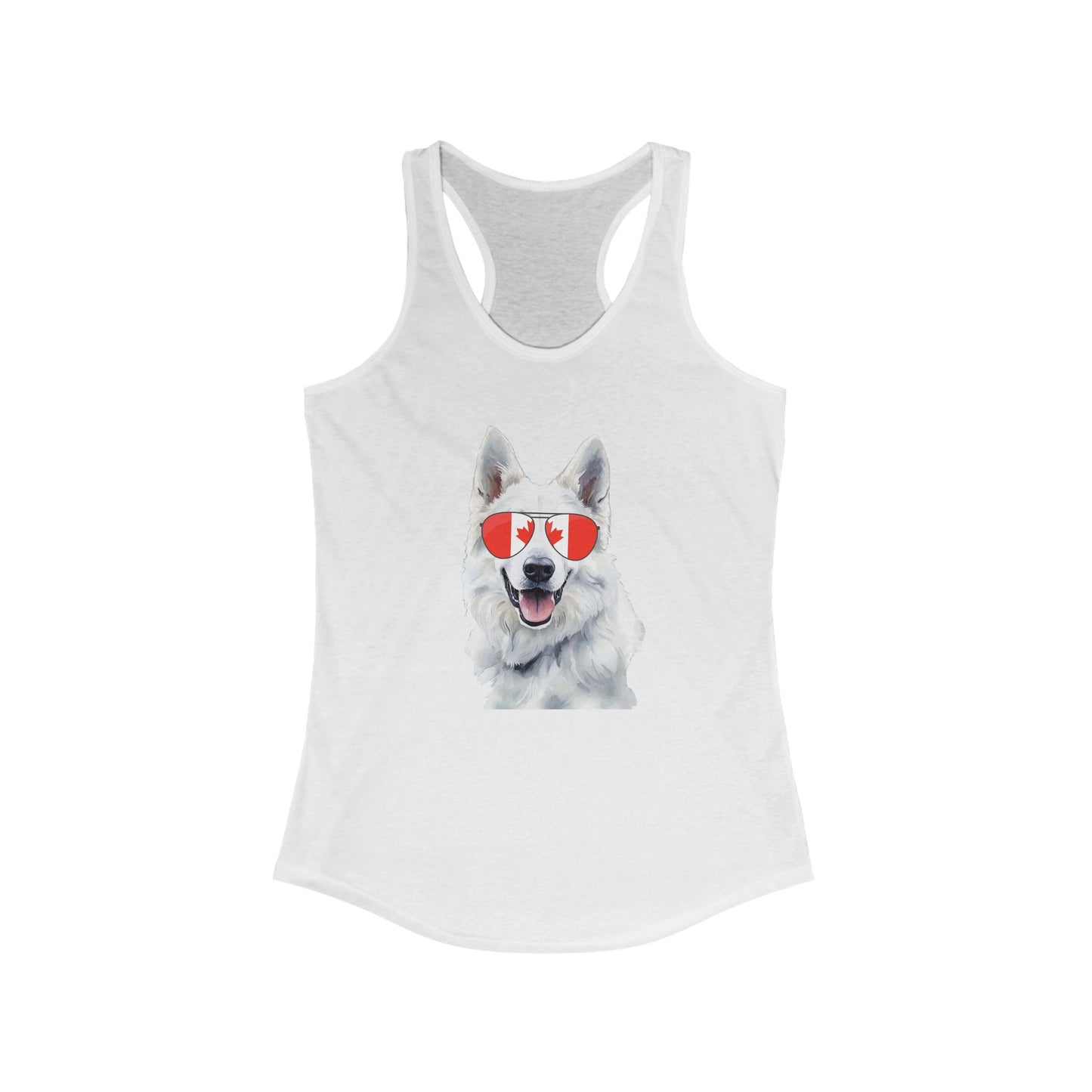 Canada White GSD Tank Top