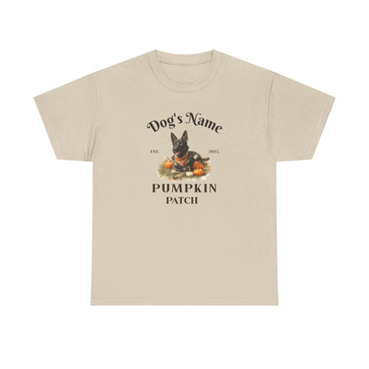 Custom Sable German Shepherd Pumpkin Patch Shirt