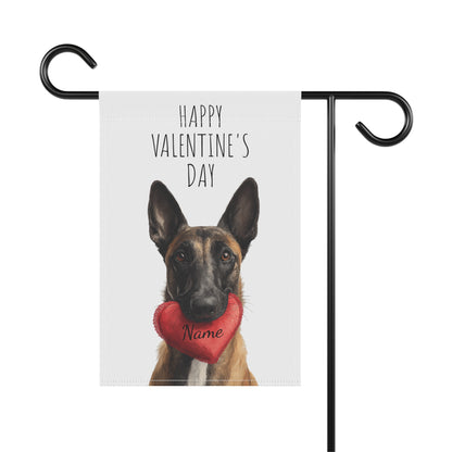 Custom Belgian Malinois Valentine Banner