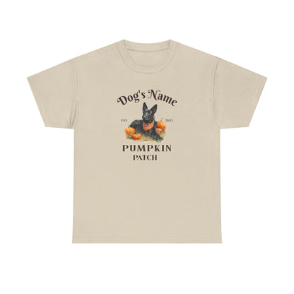 Custom Black German Shepherd Pumpkin Patch Shirt