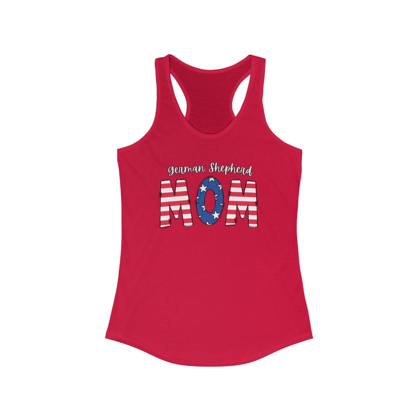 American German Shepherd MOM Tank Top