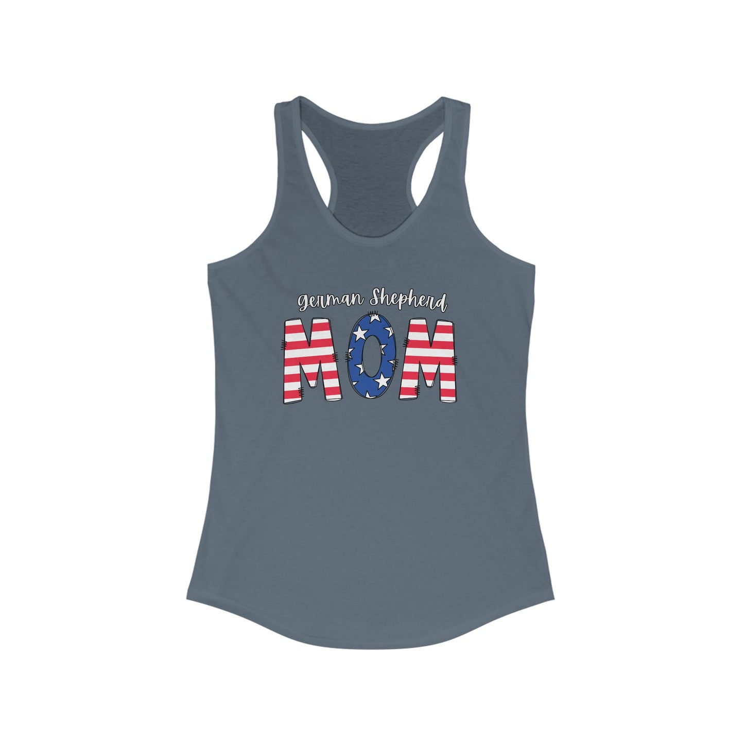 American German Shepherd MOM Tank Top