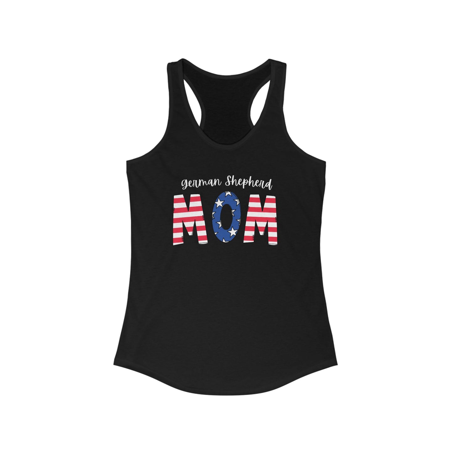 American German Shepherd MOM Tank Top