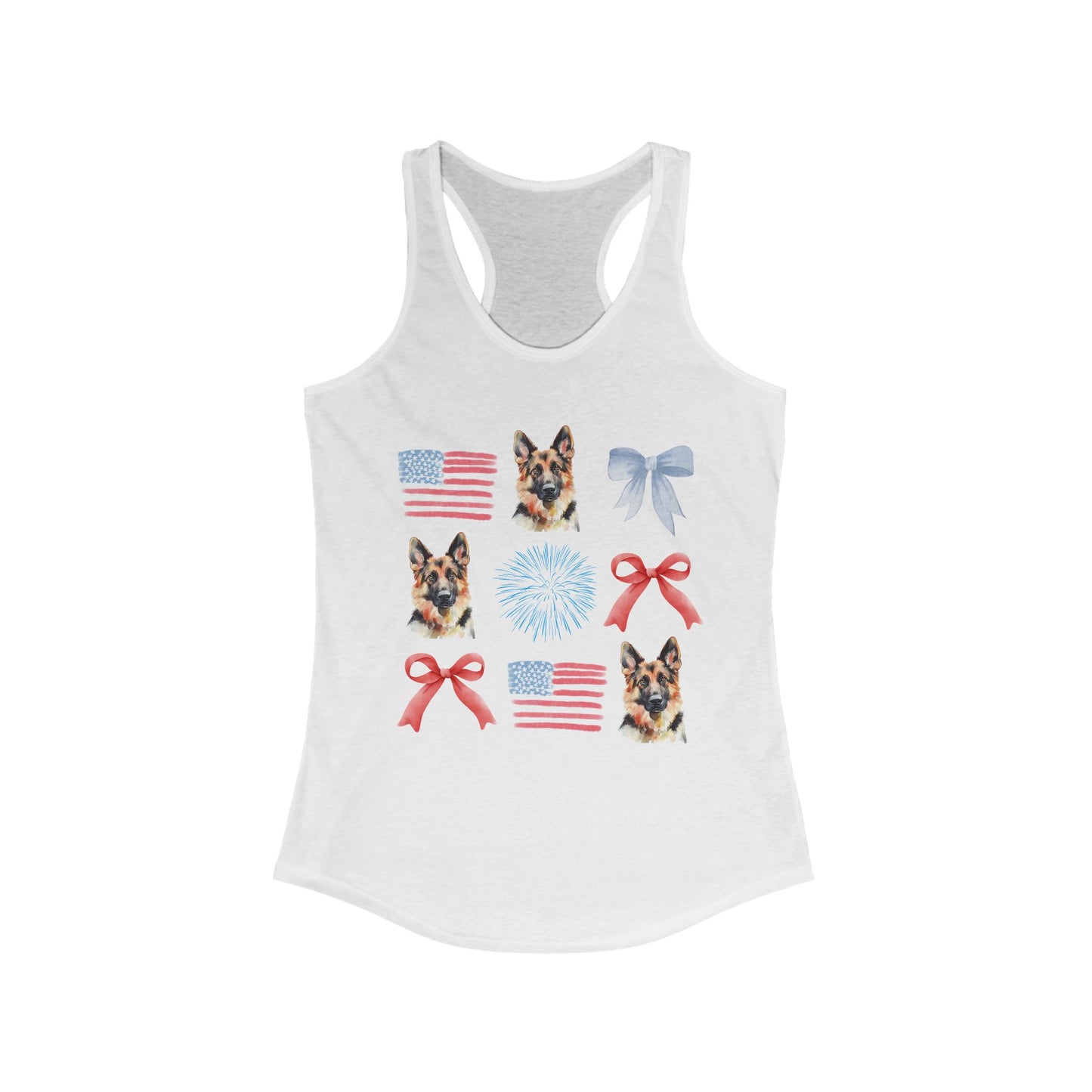 American GSD Pattern Tank Top