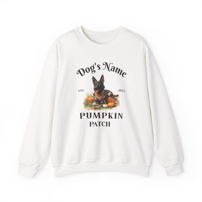 Custom Sable German Shepherd Pumpkin Patch Sweatshirt