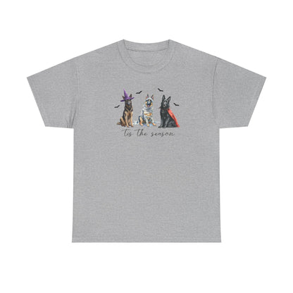 Tis the Season Halloween German Shepherd Tee