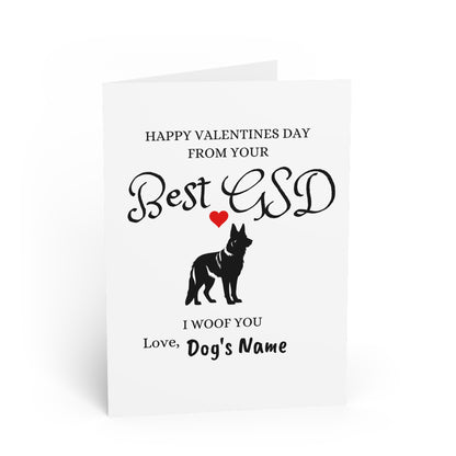 Custom GSD Valentines Day Card