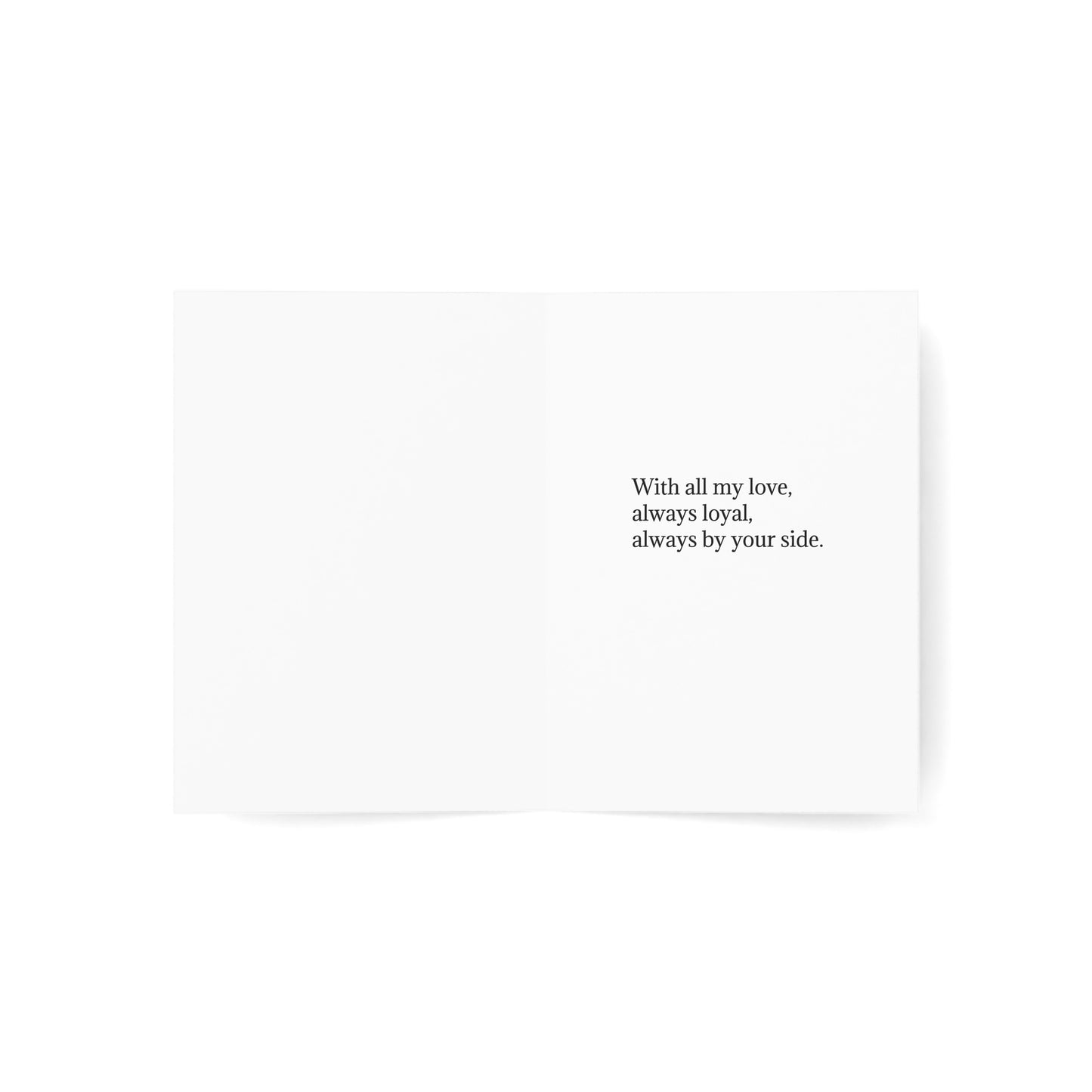 Custom GSD Valentines Day Card