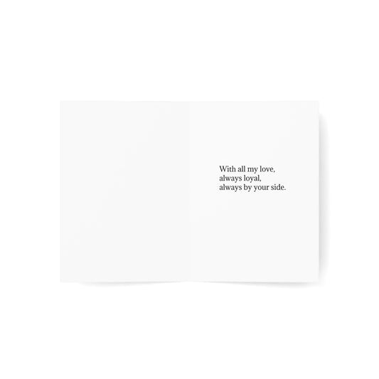 Custom GSD Valentines Day Card